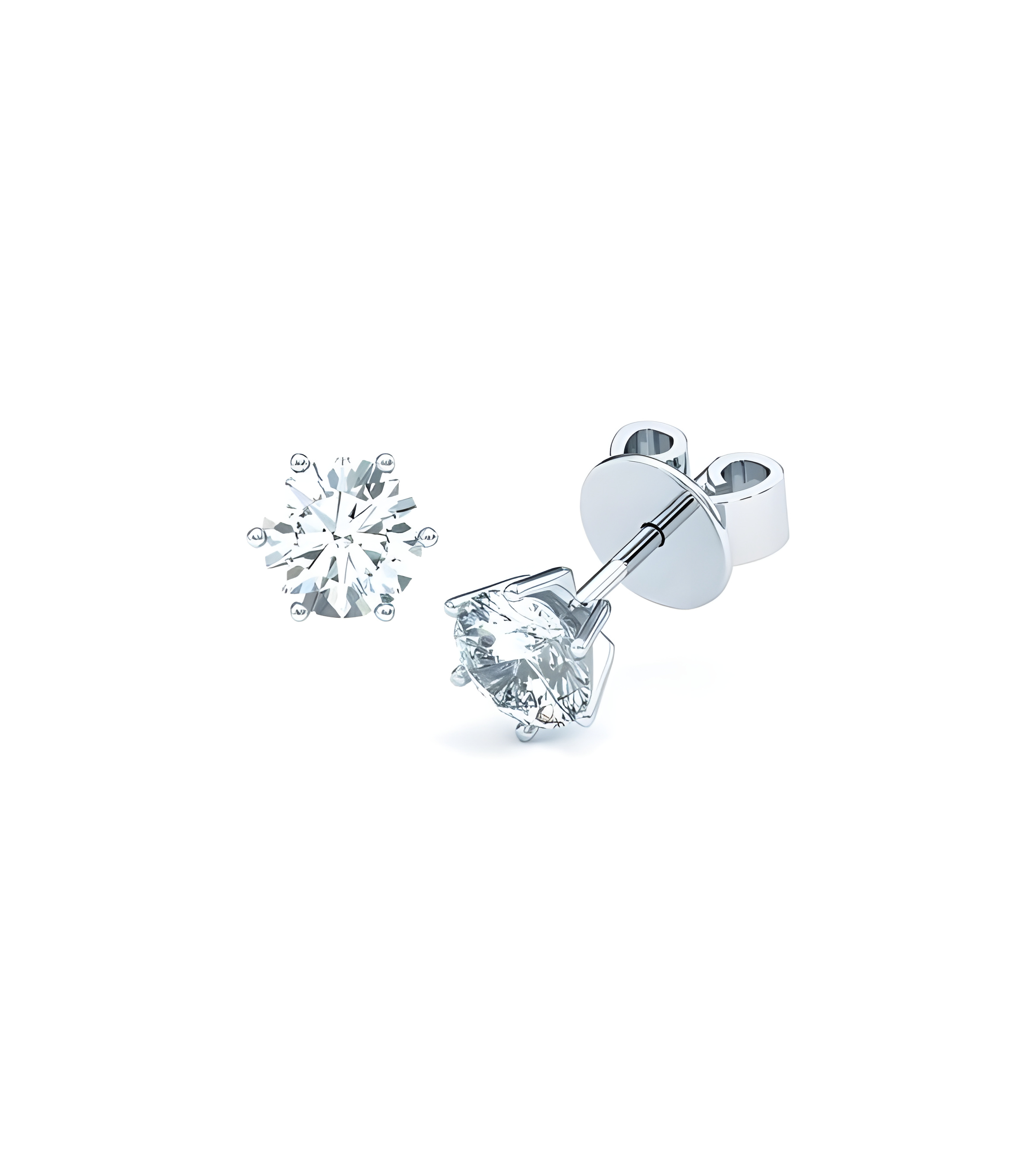 Pendientes dormilonas con diamantes de laboratorio Tenerife I Staring