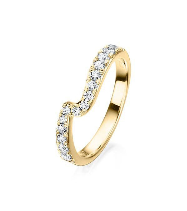 Alianzas de boda en oro blanco, diamante talla corazón. Acabado mate Acredo - 1 Alianzas de boda en oro blanco, diamante talla corazón. Acabado mate Acredo - 1