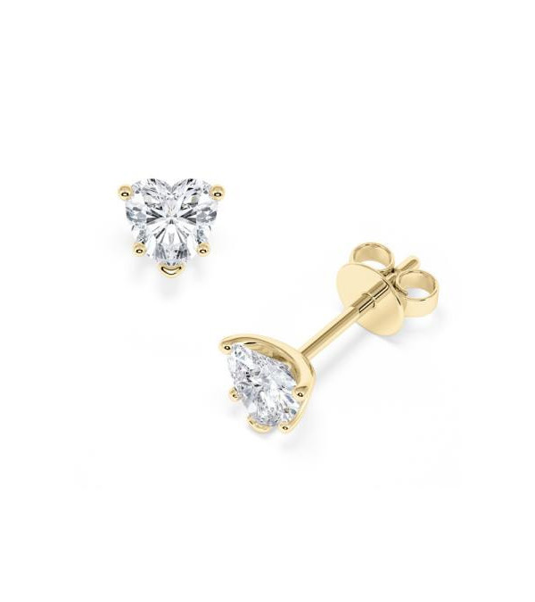 Alianzas de boda en oro amarillo. Acabado mate. 3 diamantes. 3,50 mm Rubin - 1 Alianzas de boda en oro amarillo. Acabado mate. 3 diamantes. 3,50 mm Rubin - 1