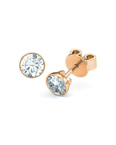 Pendientes Bezel con diamantes de laboratorio en Mallorca I Staring