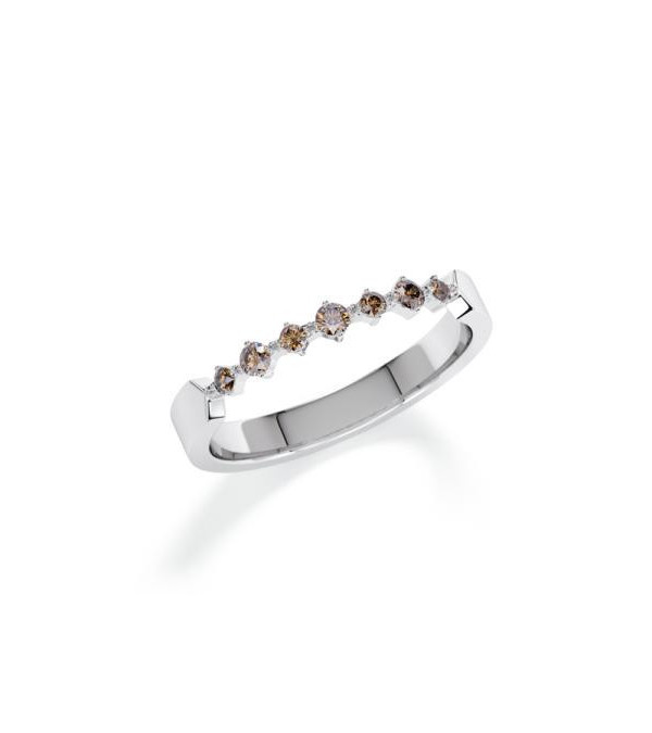 Anillo de carbono con 3 diamantes. Ancho 6,00 mm Titan Factory - 1 Anillo de carbono con 3 diamantes. Ancho 6,00 mm Titan Factory - 1