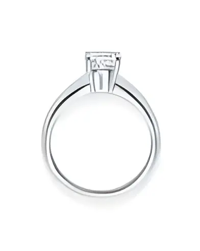 Anillo pedida en oro blanco y platino de la mejor calidad y precio | Staring