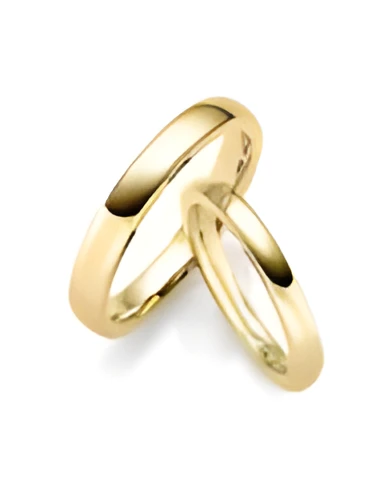 Alianzas de matrimonio económicas de oro rosa de 8k | Staring