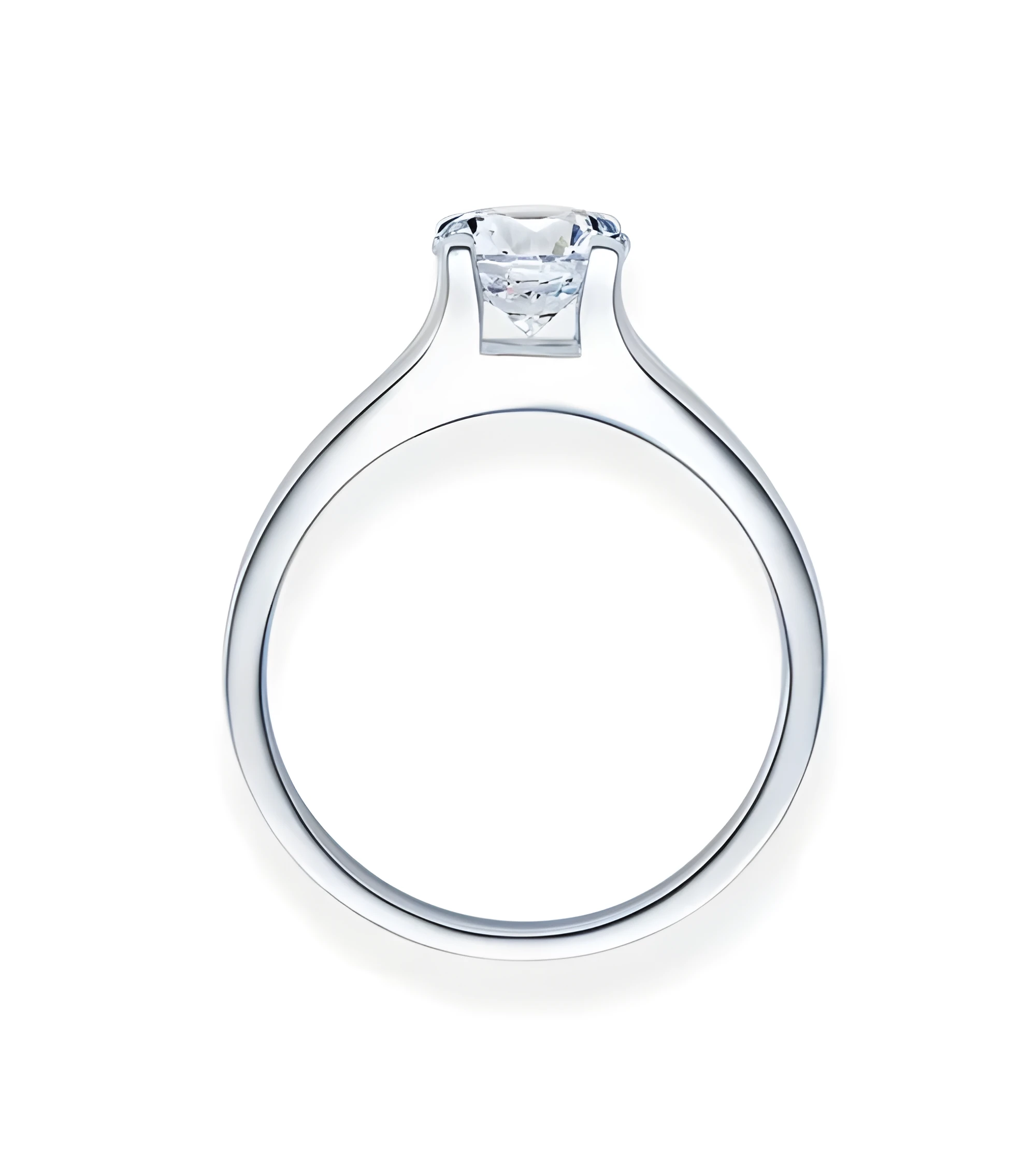 Anillo de compromiso Fénix 0,30 | Oro blanco o Platino Anillo de compromiso Fénix 0,30 | Oro blanco o Platino