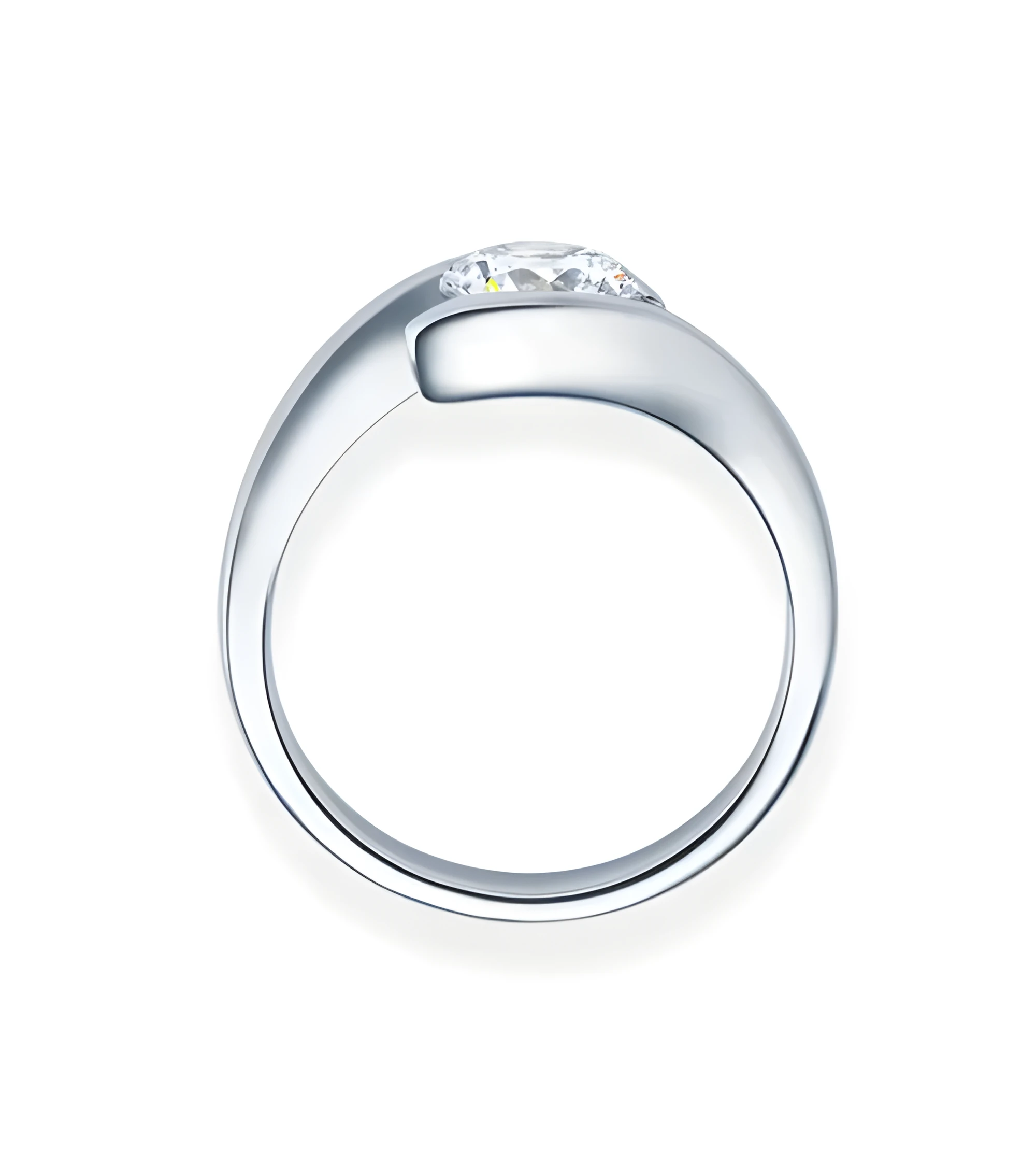 Anillo de compromiso Deneb 0,10 | Oro blanco o Platino Anillo de compromiso Deneb 0,10 | Oro blanco o Platino