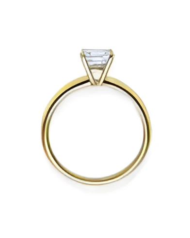 Persei 0,08 | Oro amarillo - ANILLO DE COMPROMISO EN ORO - Clásico anillo para la pedida de oro amarillo con diamante totalmente