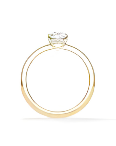 Lab-grown diamond pavé engagement rings