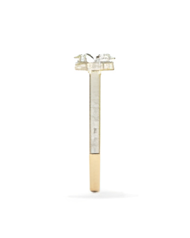 Lab-grown diamond pavé engagement rings