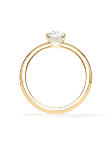 Lab-grown diamond solitaire engagement rings | Staring