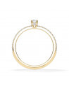 Anells de compromís amb diamants talla oval certificats | Staring