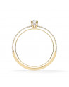 Oval-cut certified diamond engagement rings | Staring