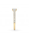 Anells de compromís amb diamants talla oval certificats | Staring