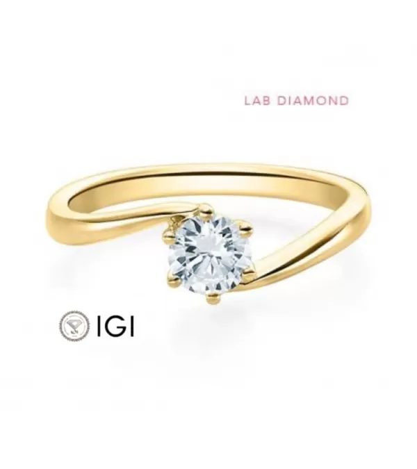 Anillo de pedida con diamante artificial en Tenerife | Staring