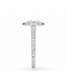 Anillos de compromiso halo con diamantes naturales