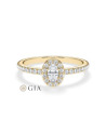 Anells de compromís combinats amb diamants naturals | Staring