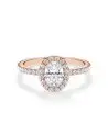 Anells de compromís en or rosa amb diamants naturals | Staring