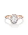 Anells de compromís en or rosa amb diamants naturals | Staring