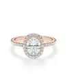 Anells de compromís en or rosa amb diamants naturals | Staring