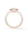 Anells de compromís en or rosa amb diamants naturals | Staring