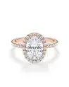 Anells de compromís en or rosa amb diamants naturals | Staring