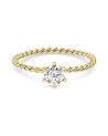New exclusive collection of yellow gold engagement rings  | Staring