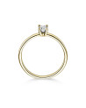 Yellow gold engagement rings in Ibiza | Staring