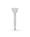 Gold or platinum engagement ring with various diamond cuts | Starting