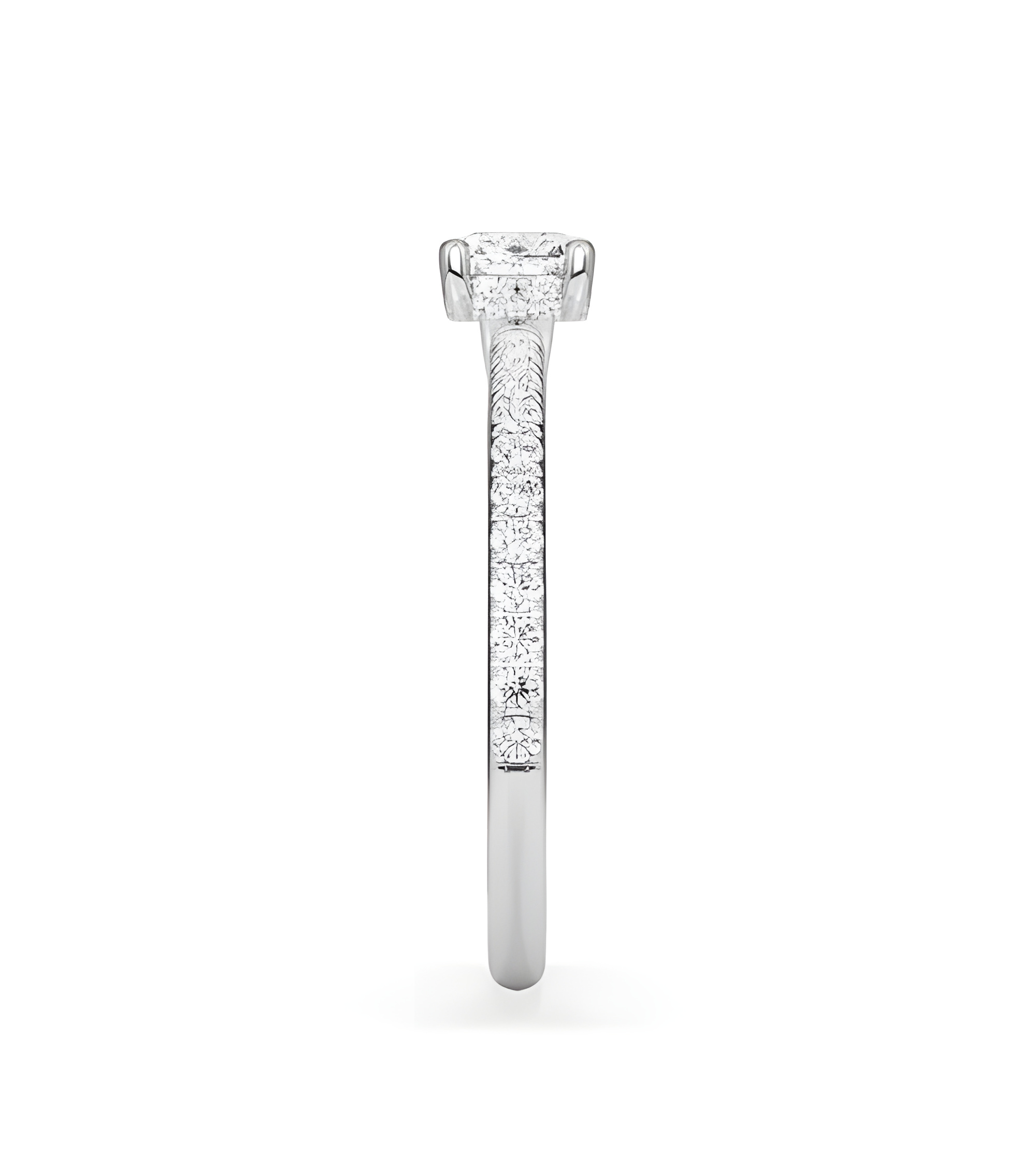 Anells de compromís pavé amb diamants ètics de laboratori