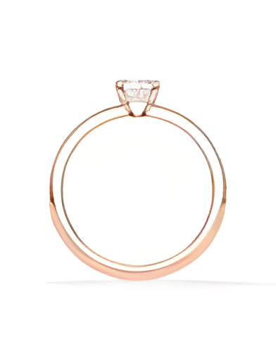 Pavé engagement rings with ethical lab-grown diamonds
