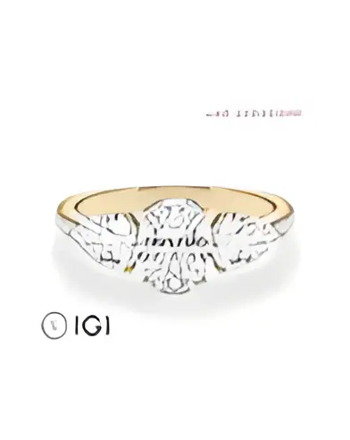 Anillo de compromiso de oro o platino con distintos cortes de diamante | Staring