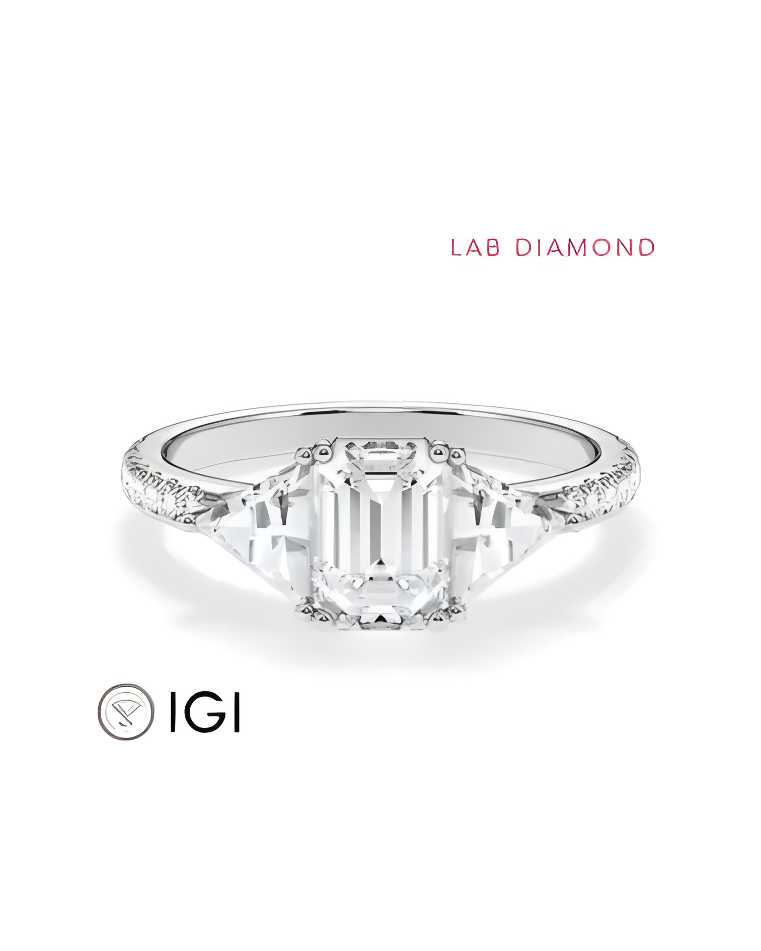 Anell de compromís d’or o platí amb diferents talls de diamant | Staring