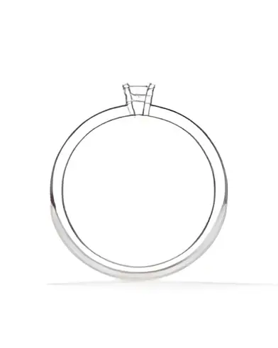 Anells de compromís pavé amb diamants ètics de laboratori | Staring