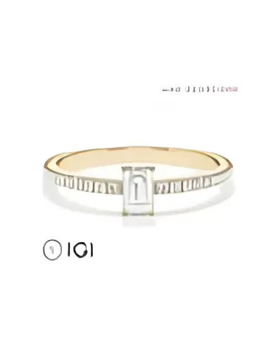 Anillos con corte esmeralda con lab diamond | Staring