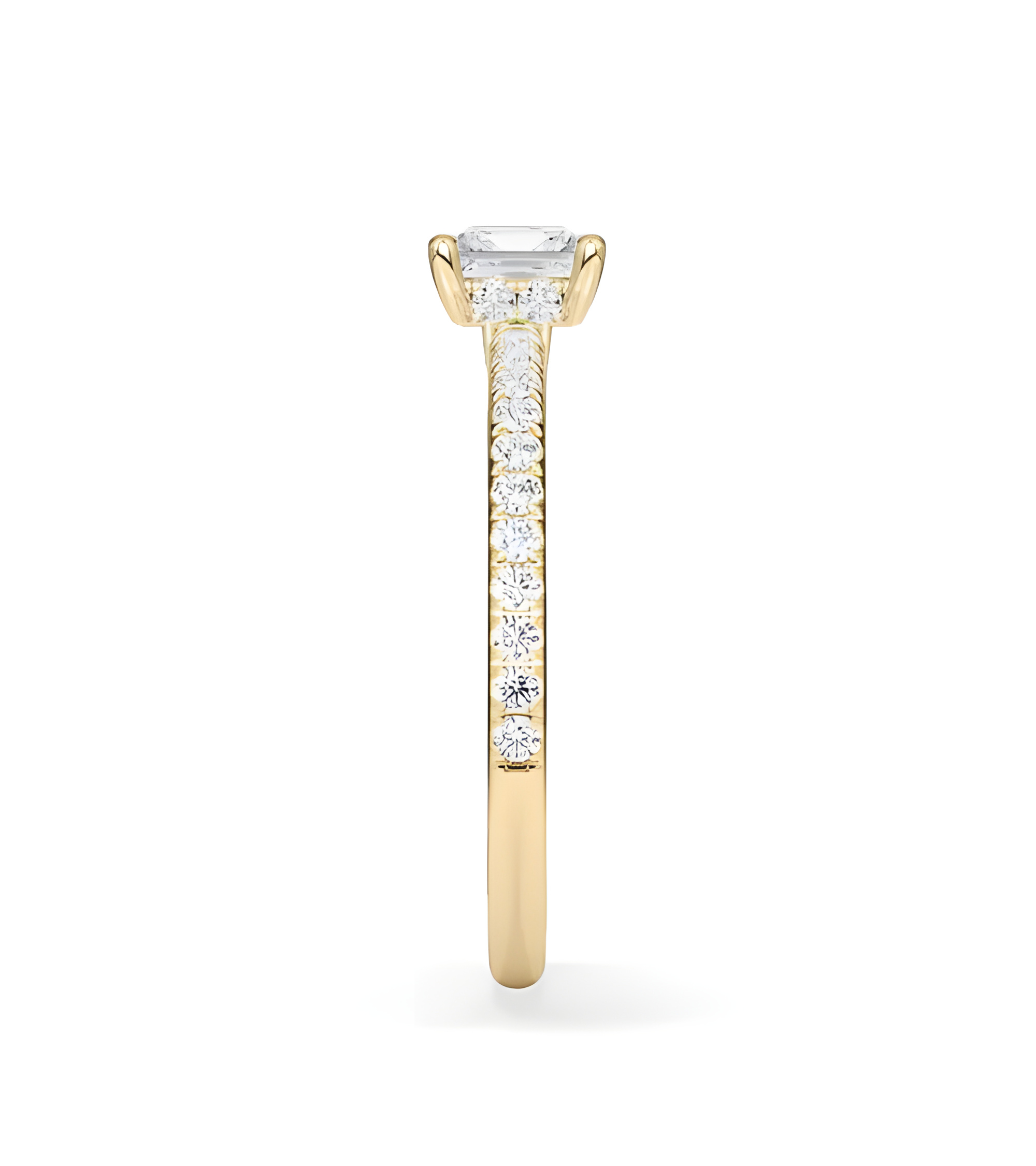 Pavé engagement rings with ethical lab-grown diamonds | Staring