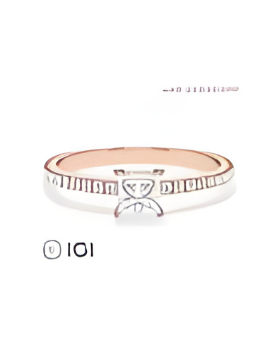 Pavé pink gold engagement rings with lab-grown diamonds | Staring
