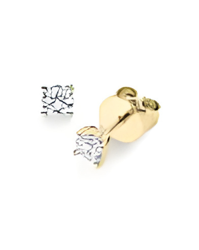 Pendientes oro amarillo 18k  con diamantes Tenerife | Staring