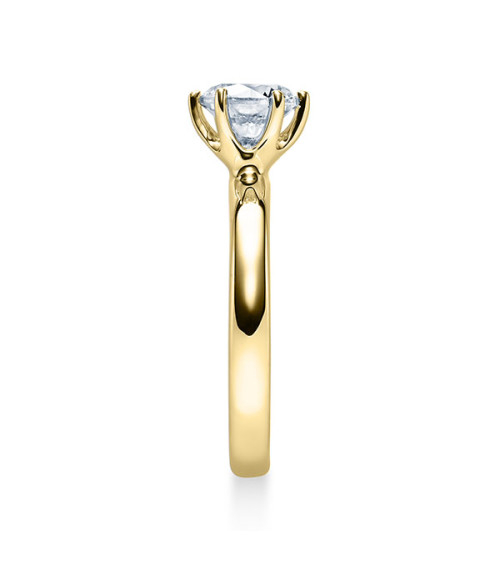 Anillo de compromiso en oro amarillo al mejor precio | Staring
