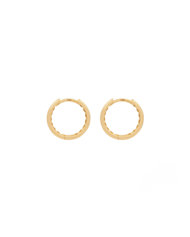 Criollas de oro de 18 quilates  con cierre clic | Staring