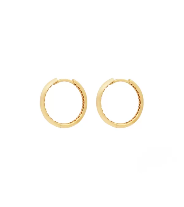 Criollas de oro de 18 quilates  con cierre clic | Staring