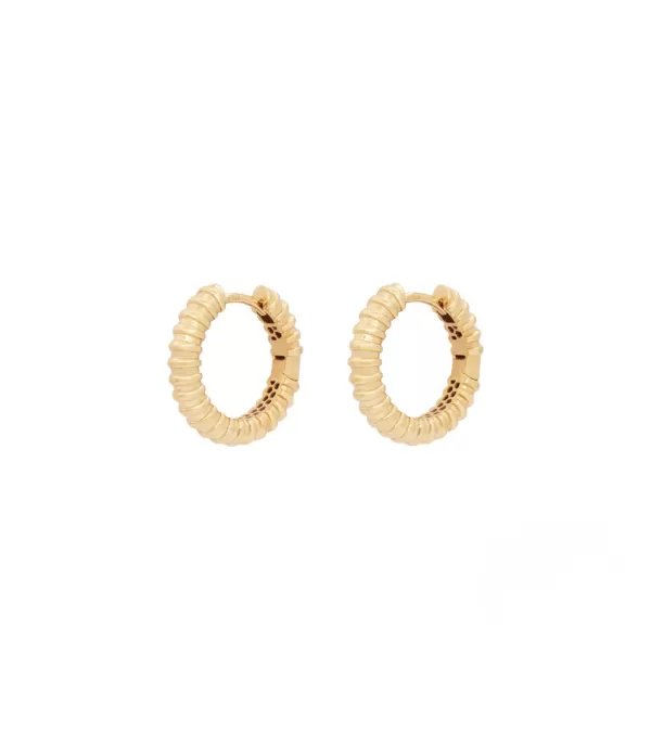 Criollas de oro de 18 quilates espiral | Staring