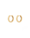 Criollas de oro de 18 quilates espiral | Staring