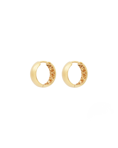 Criollas de oro de 18k  con cierre clic en distintos tamaños | Staring