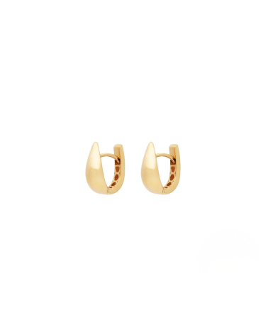 Criollas de oro de 18 quilates rectangular | Staring
