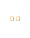 Criollas de oro de 18 quilates ovaladas | Staring