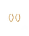 Criollas de oro amarillo de 18k  con cierre clic y ovaladas | Staring