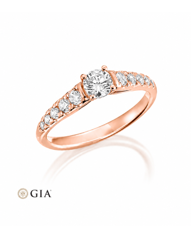 The best rose gold  engagement rings in Europe