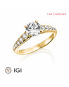 Navarra Engagement Ring with Lab-Grown Diamonds | Staring