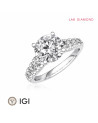 Burgos Engagement Ring with Lab-Grown Diamonds | Staring