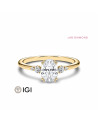 Lab-grown diamond solitaire engagement rings | Staring