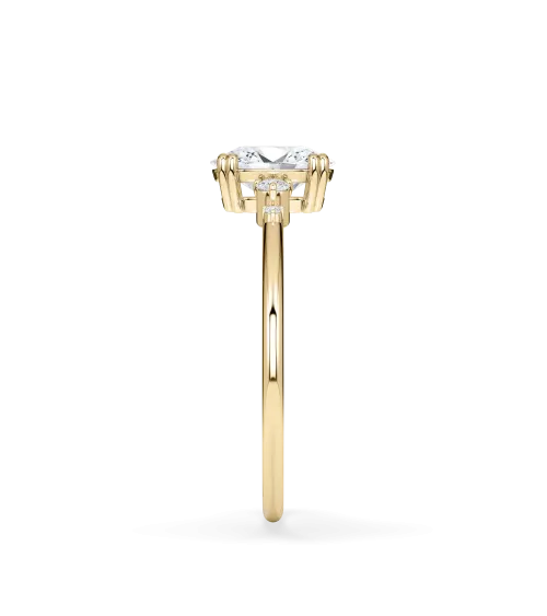Lab-grown diamond solitaire engagement rings | Staring